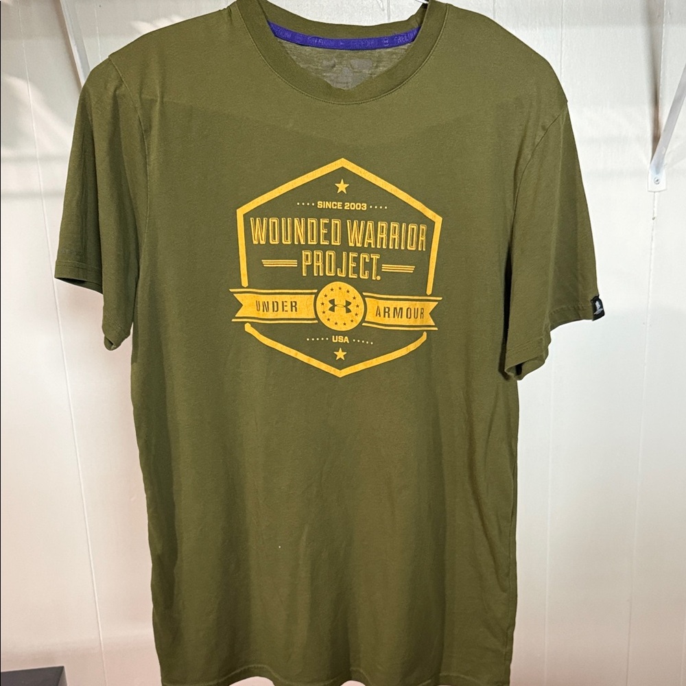 Under Armour Wounded Warrior Project Olive Tee